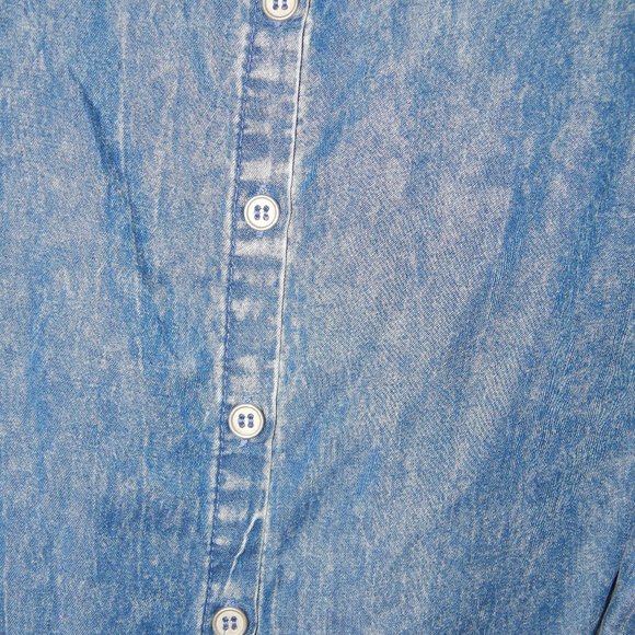 Denim Button Up Dress - Picture 6 of 6